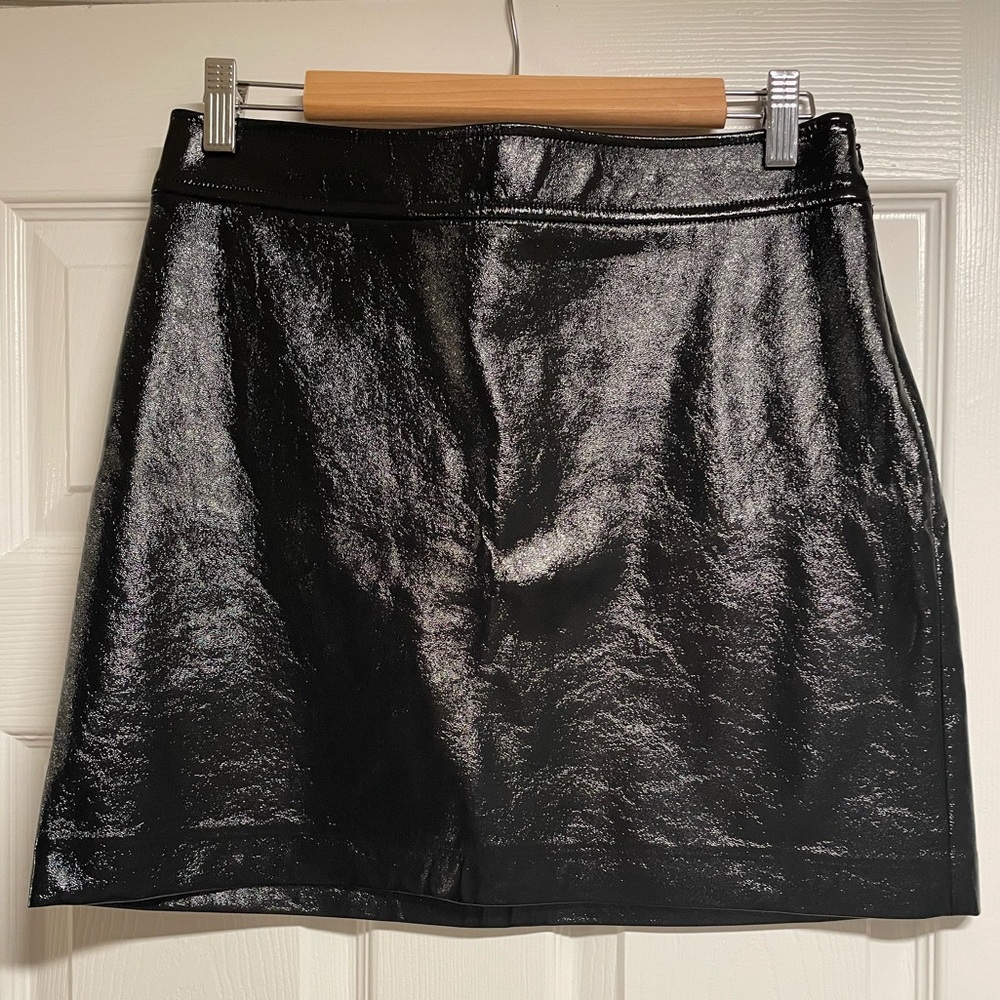 Leith Faux Leather Mini Skirt